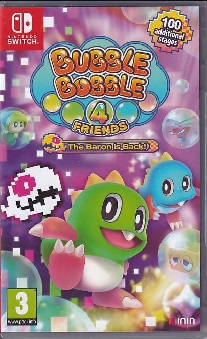Bubble Bobble - 4  Friends -  Nintendo Switch - (B Grade) (Genbrug)